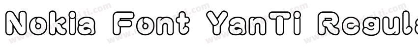 Nokia Font YanTi Regular字体转换